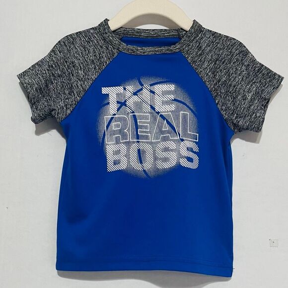 Place Sport The Real Boss Tee  Boys Size 12-18 Months - Picture 1 of 5